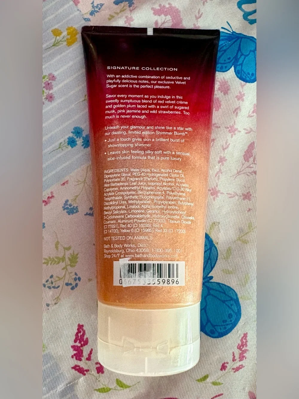 Bath and Body Works - Velvet Sugar Shimmer Bomb 6oz Discontinued  FREE SHIPPING